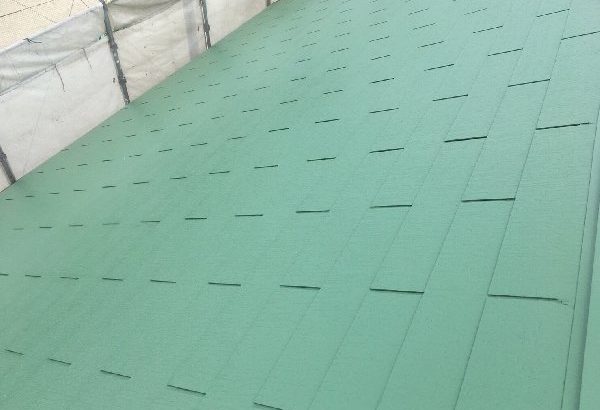 愛知県津島市　屋根塗装　施工完了