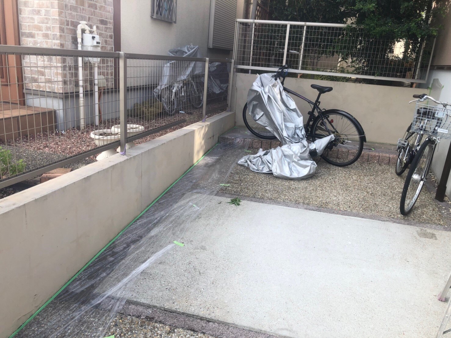 愛知県名古屋市緑区　外塀塗装　施工前