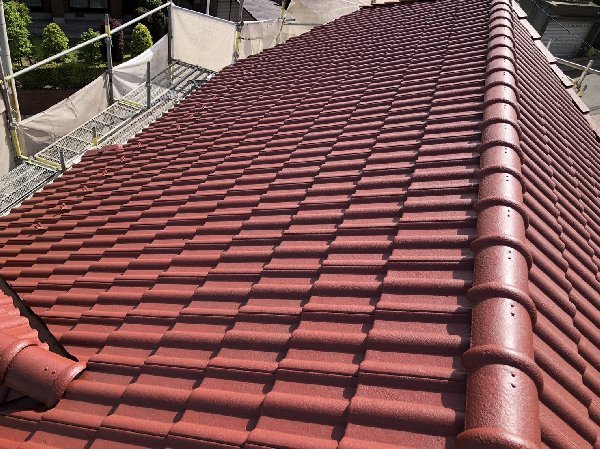 愛知県名古屋市緑区　屋根塗装　施工完了