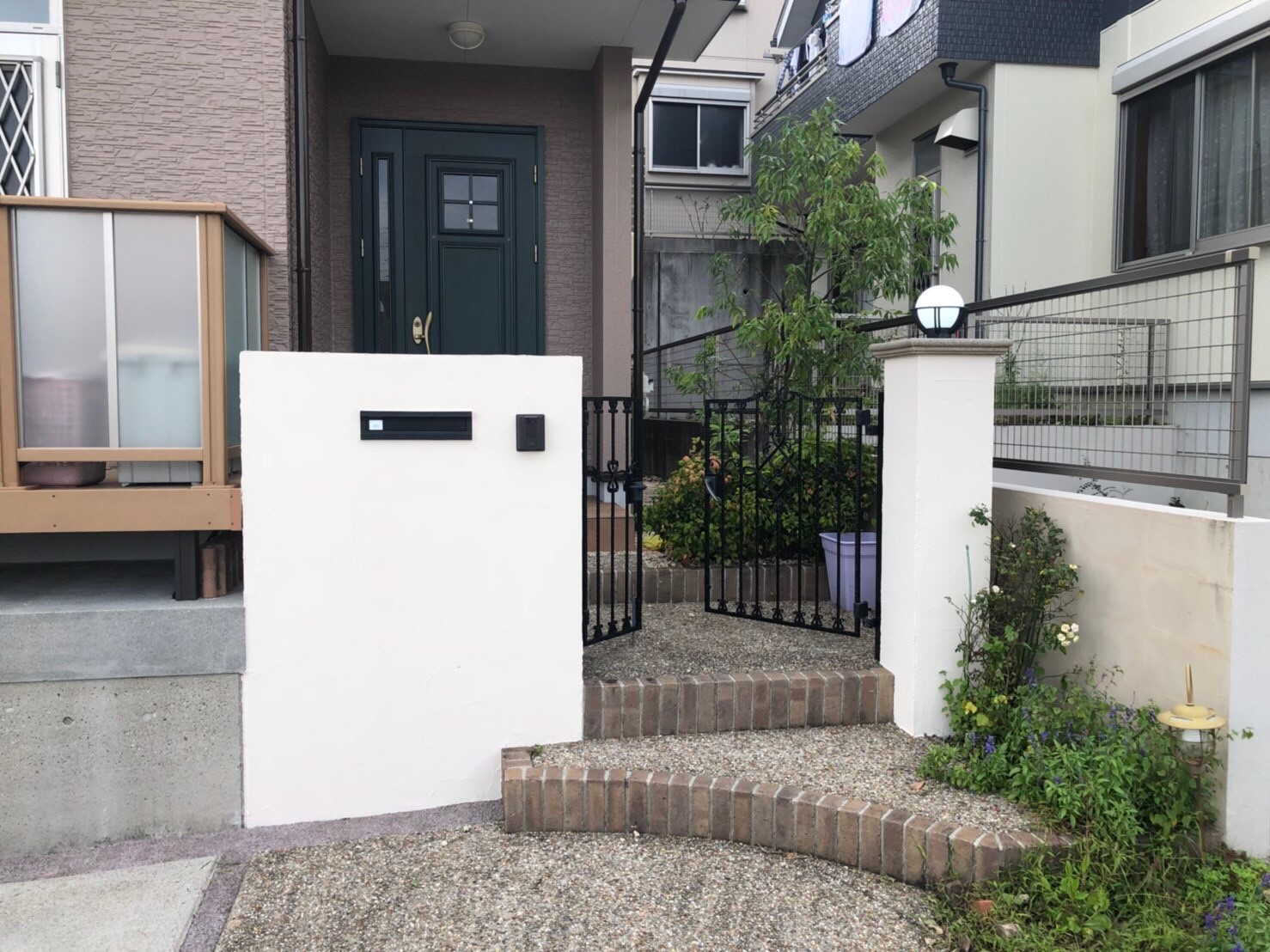 愛知県名古屋市緑区　外構塗装　施工完了