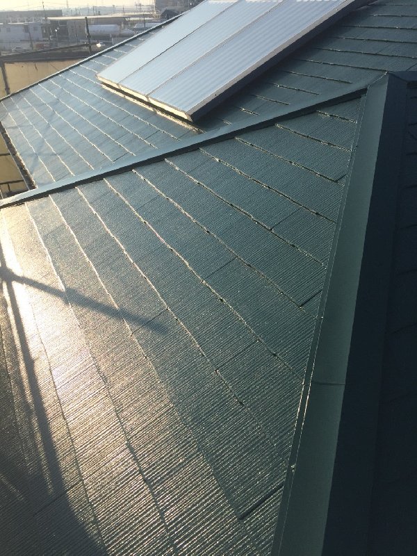 愛知県名古屋市緑区　屋根塗装　施工完了