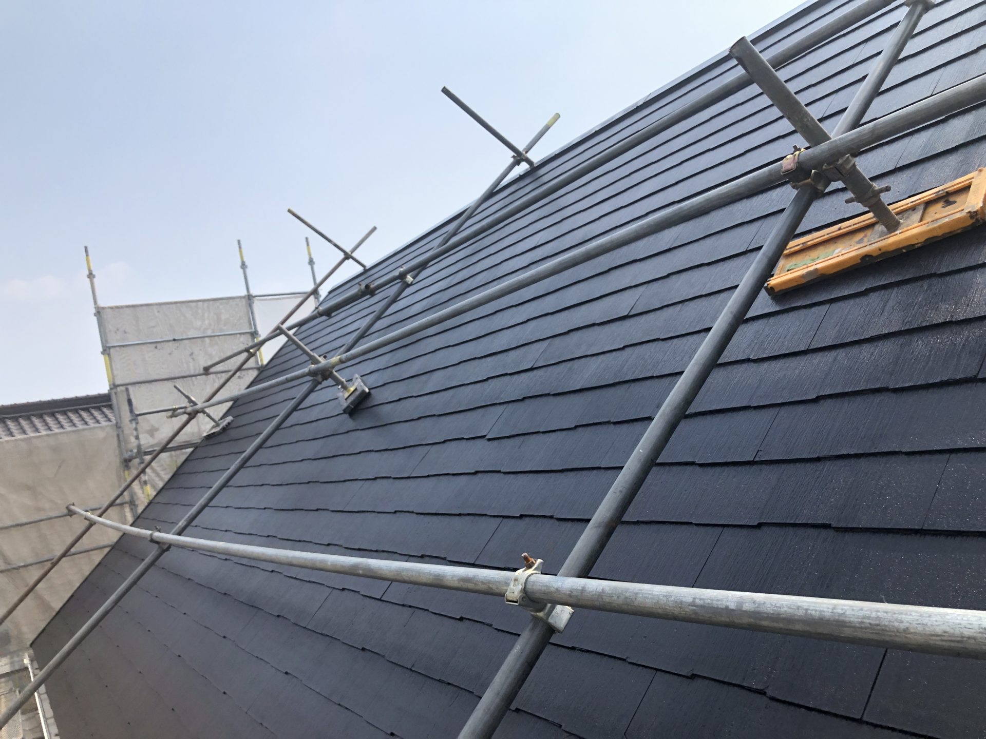 三重県川越市　屋根塗装　施工完了