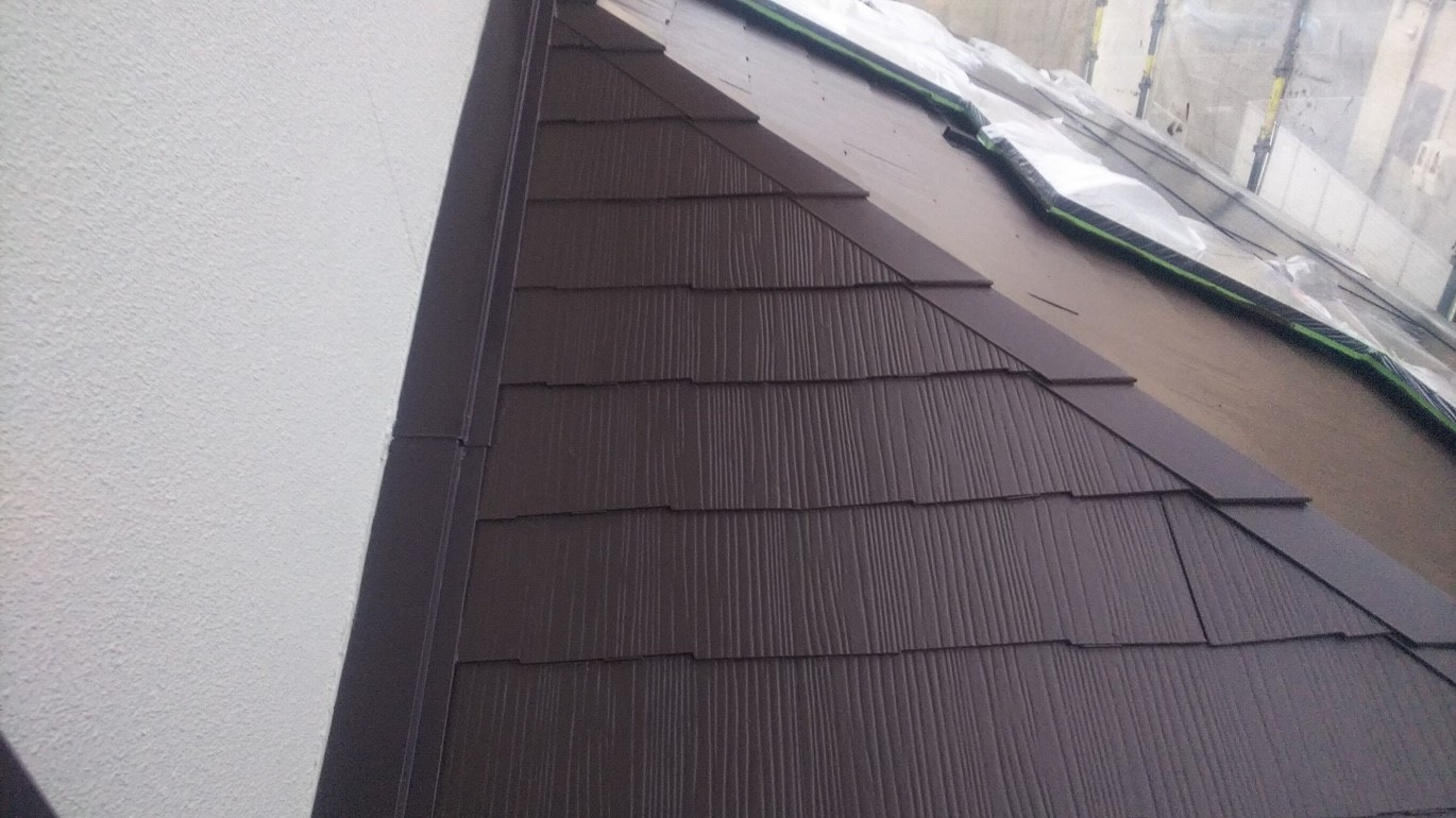 愛知県岡崎市　屋根塗装　施工完了