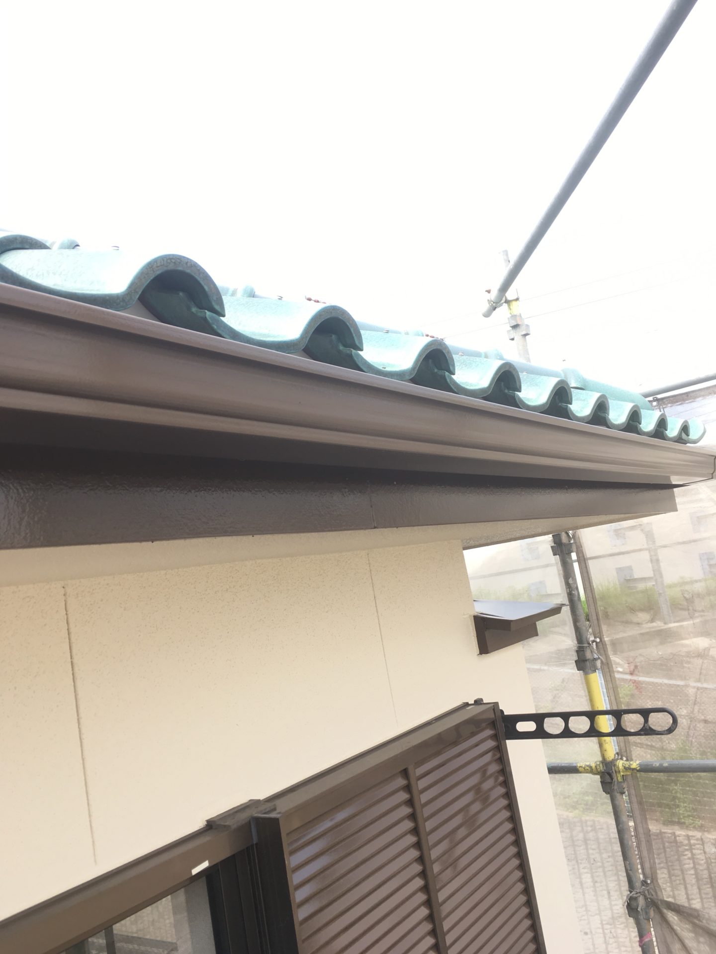 愛知県安城市　雨樋塗装　施工完了