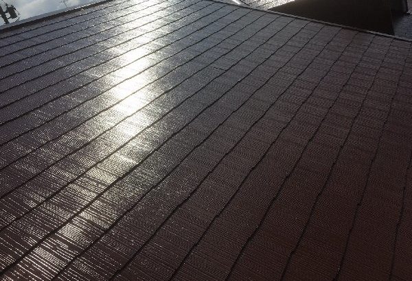 愛知県東海市　屋根塗装　施工完了