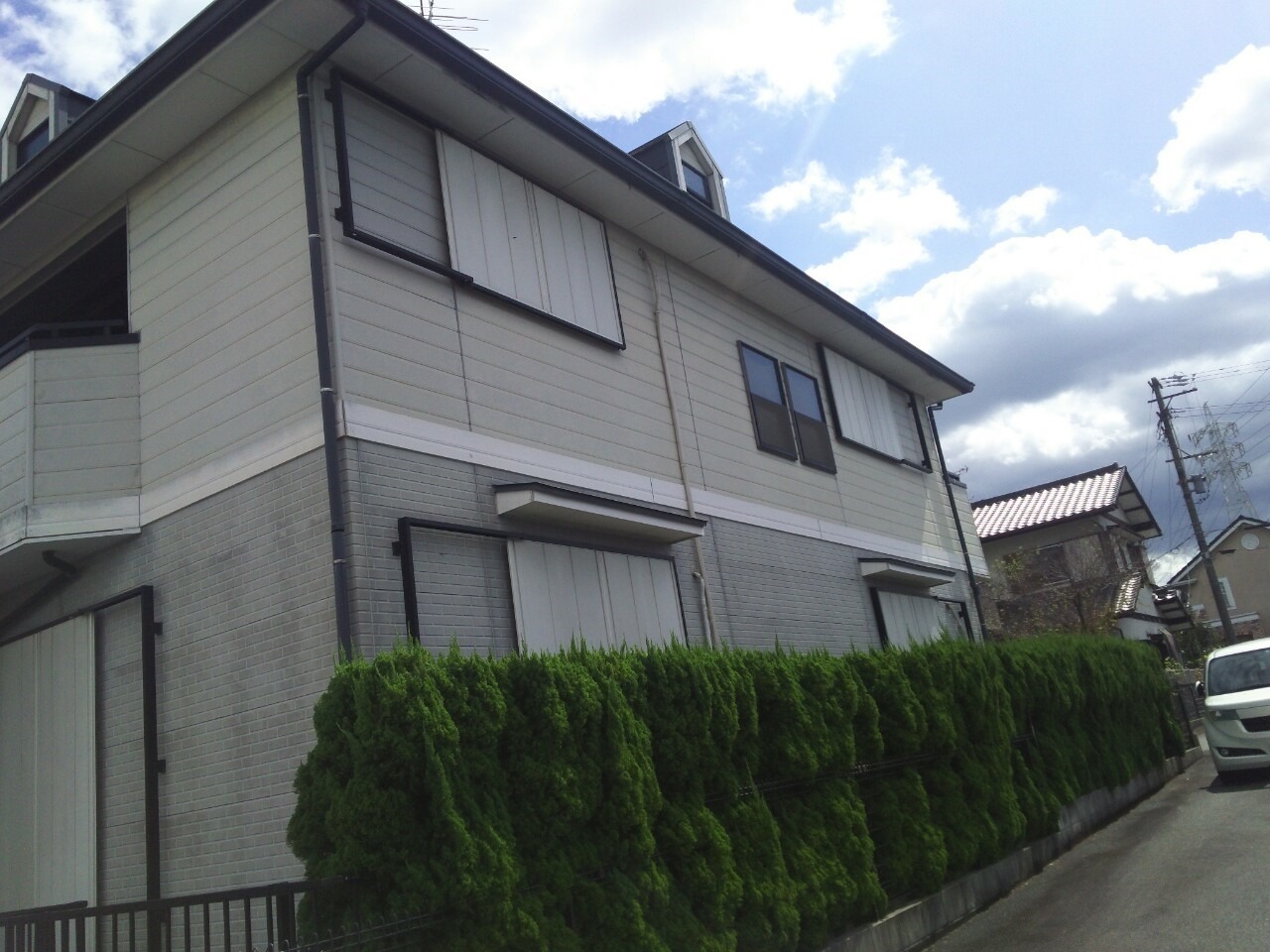 愛知県名古屋市名東区　外壁塗装　全景　施工前