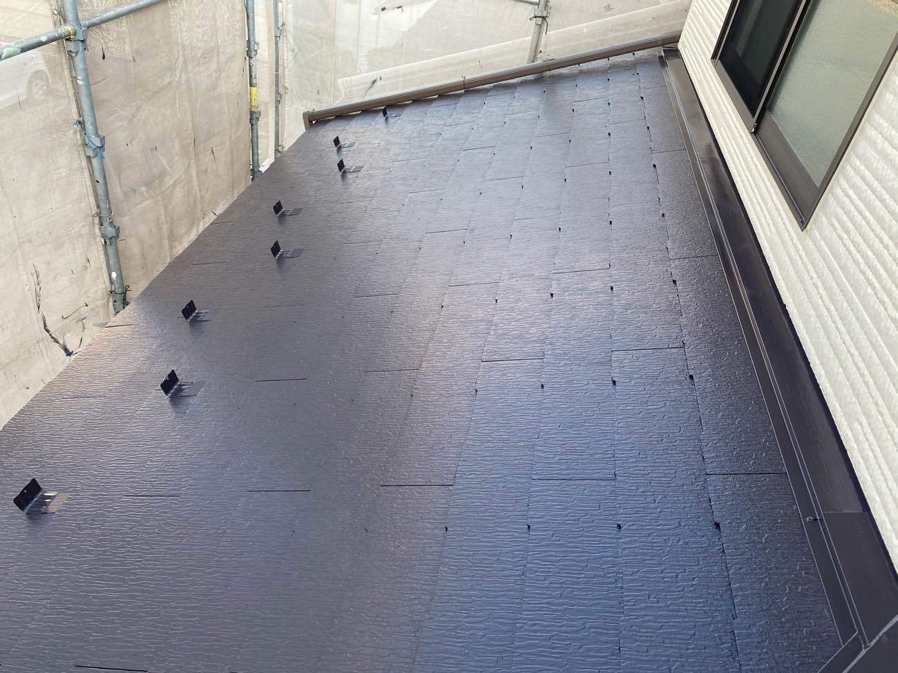 愛知県名古屋市中川区　屋根塗装　施工完了
