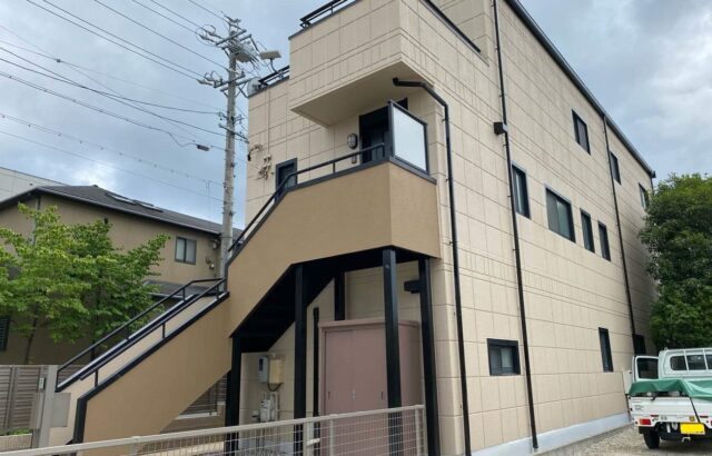 名古屋市緑区　外壁塗装　全景　施工完了