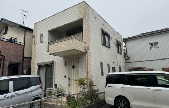 外壁塗装　ウルトラMUKI　PX-741　PX-723　名古屋市中川区　施工事例　アートペインズ　プレマテックス　施工前