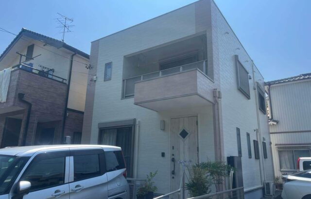 外壁塗装　ウルトラMUKI　PX-741　PX-723　名古屋市中川区　施工事例　アートペインズ　プレマテックス　施工後