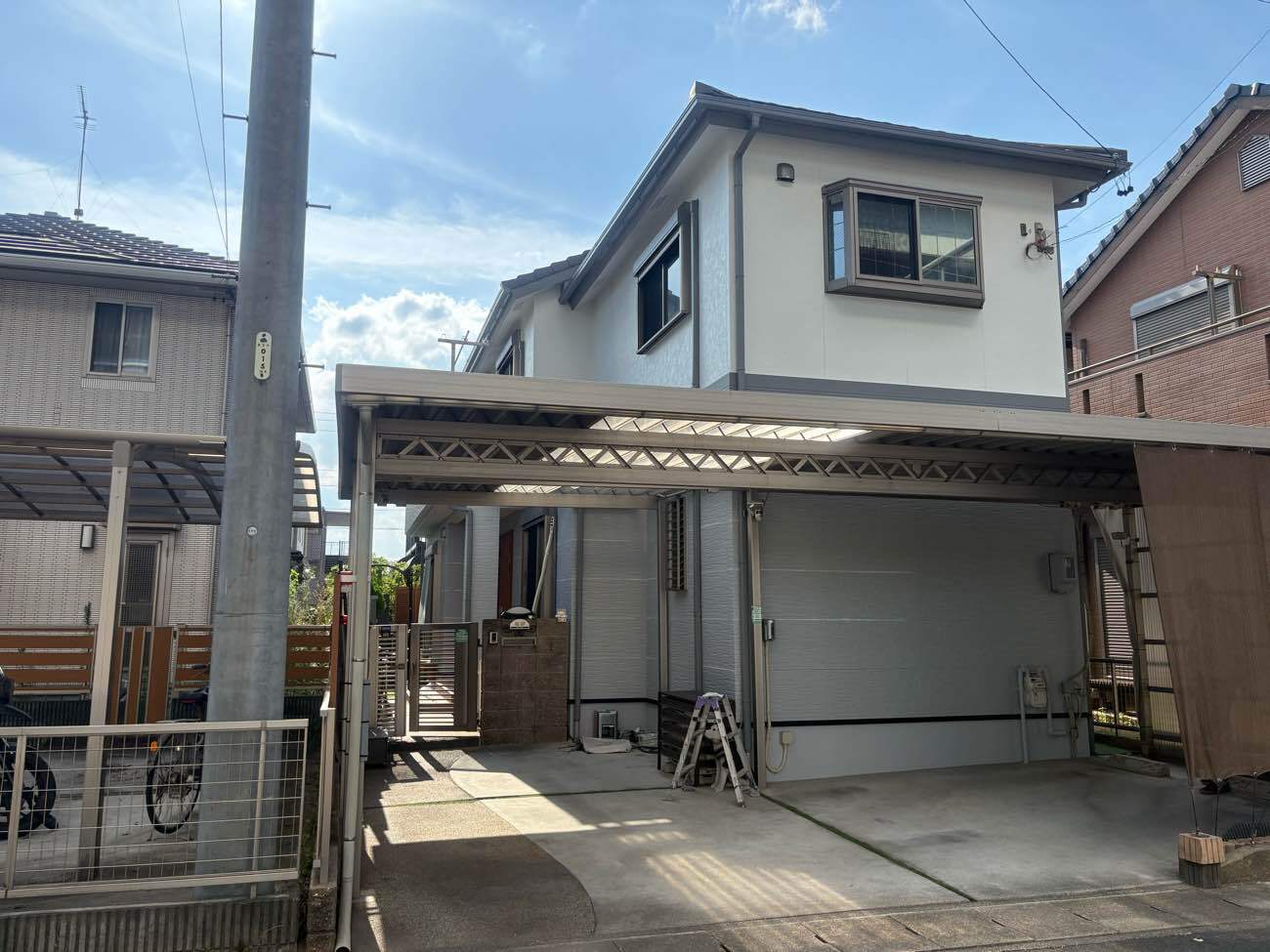 外壁塗装　ウルトラMUKI　PX-701　PX-705　PX-708　名古屋市中川区　施工事例　アートペインズ　プレマテックス　施工後