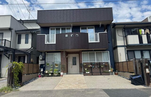 外壁塗装　ウルトラMUKI　PX-758　PX-728　名古屋市中川区　施工事例　アートペインズ　プレマテックス　施工後