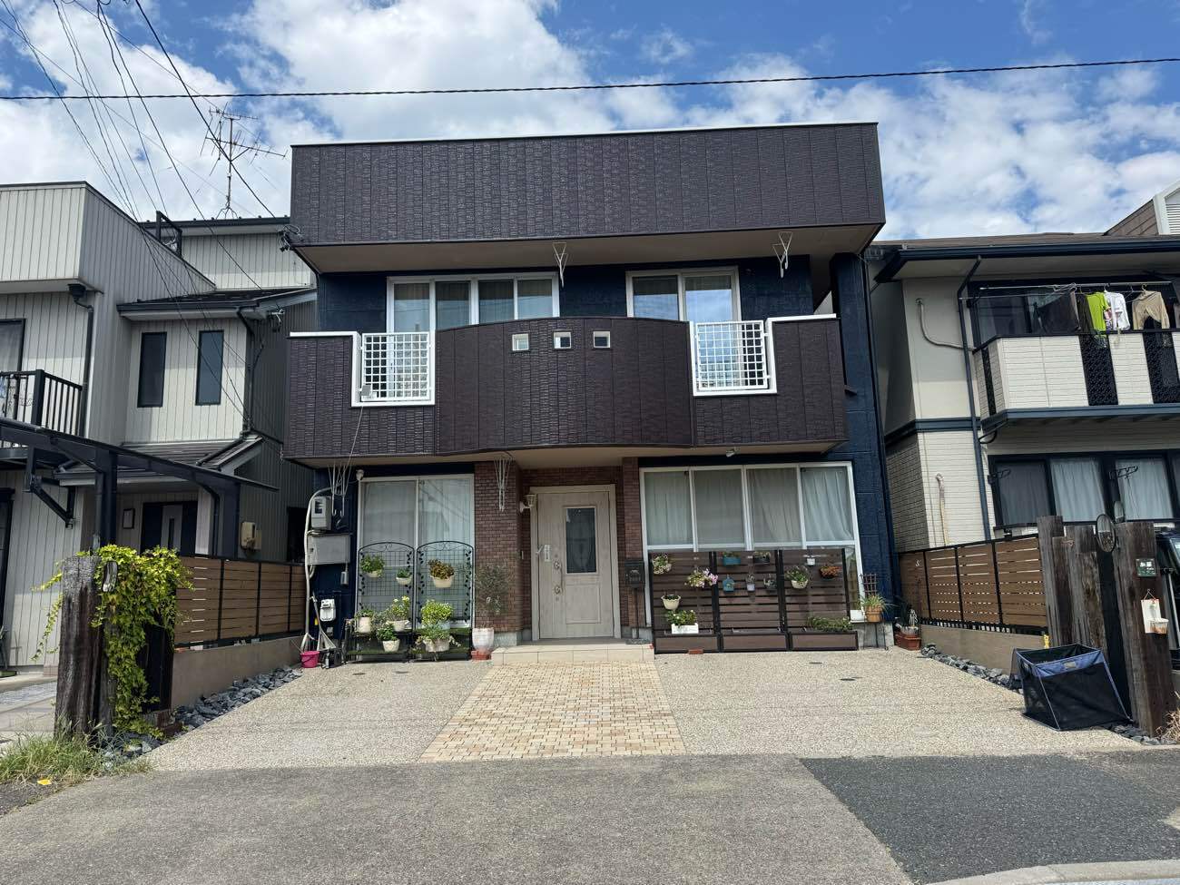 外壁塗装　ウルトラMUKI　PX-758　PX-728　名古屋市中川区　施工事例　アートペインズ　プレマテックス　施工後