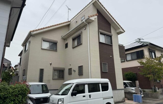 外壁塗装　超低汚染リファイン1000無機-IR　ﾆｭｰﾄﾗﾙﾎﾜｲﾄ　ｳｨｻﾞｰﾄﾞｺｯﾊﾟｰ　アステックペイント　名古屋市緑区　施工事例　アートペインズ　施工前