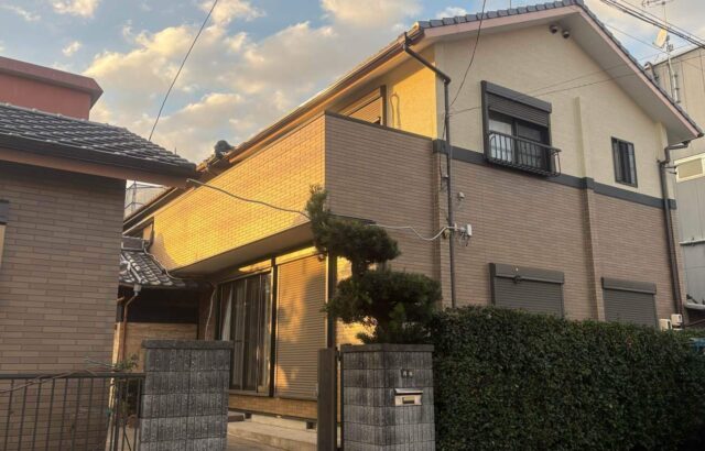 外壁塗装　プレマテックス　ウルトラSi　22-80D　名古屋市中川区　施工事例　アートペインズ　プレマテックス　施工後